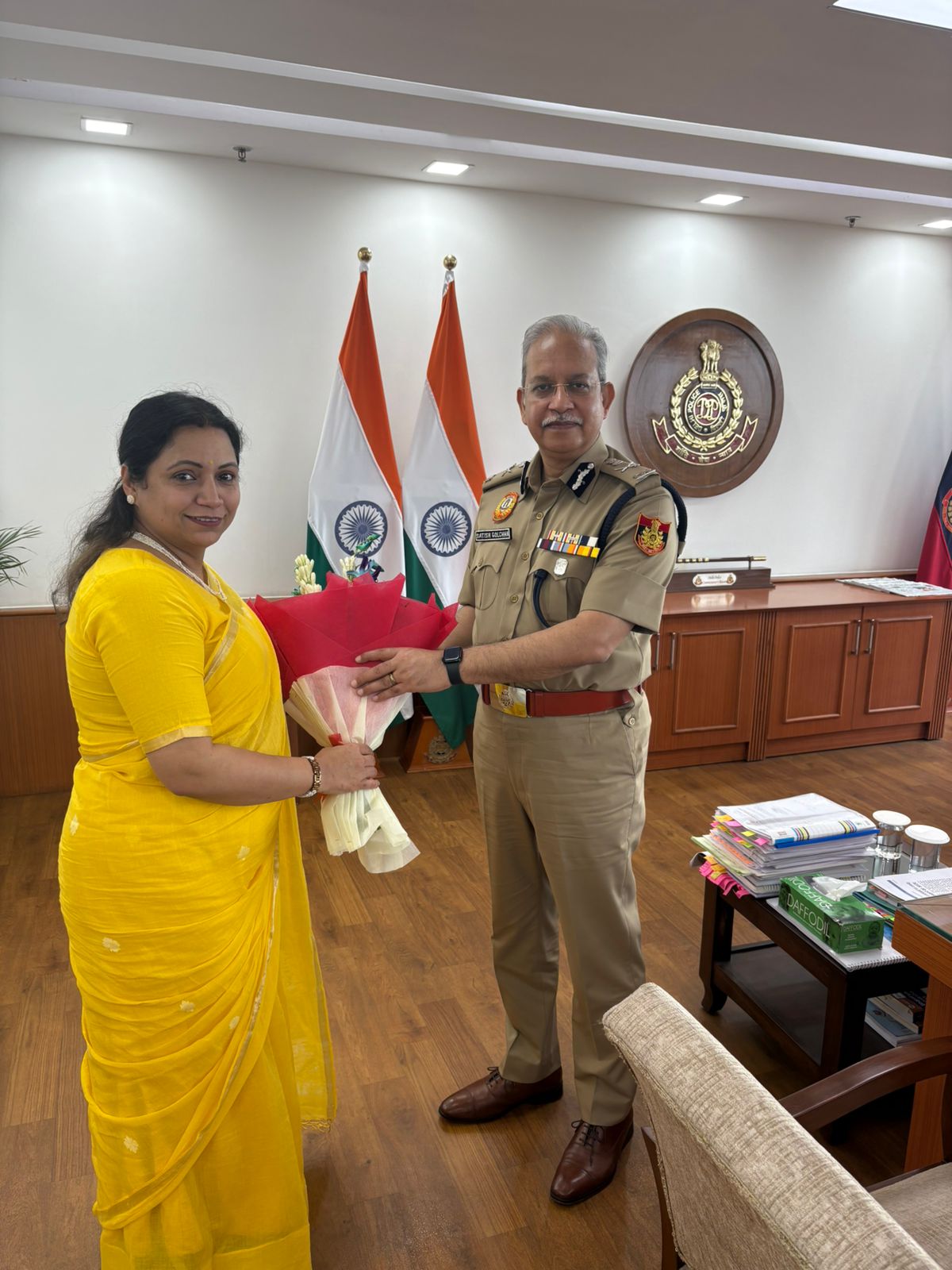 पारुल सिंह ने दिल्ली पुलिस आयुक्त सतीश गोलचा को पैरा स्विमिंग चैम्पियनशिप का मुख्य अतिथि बनने का आमंत्रण दिया