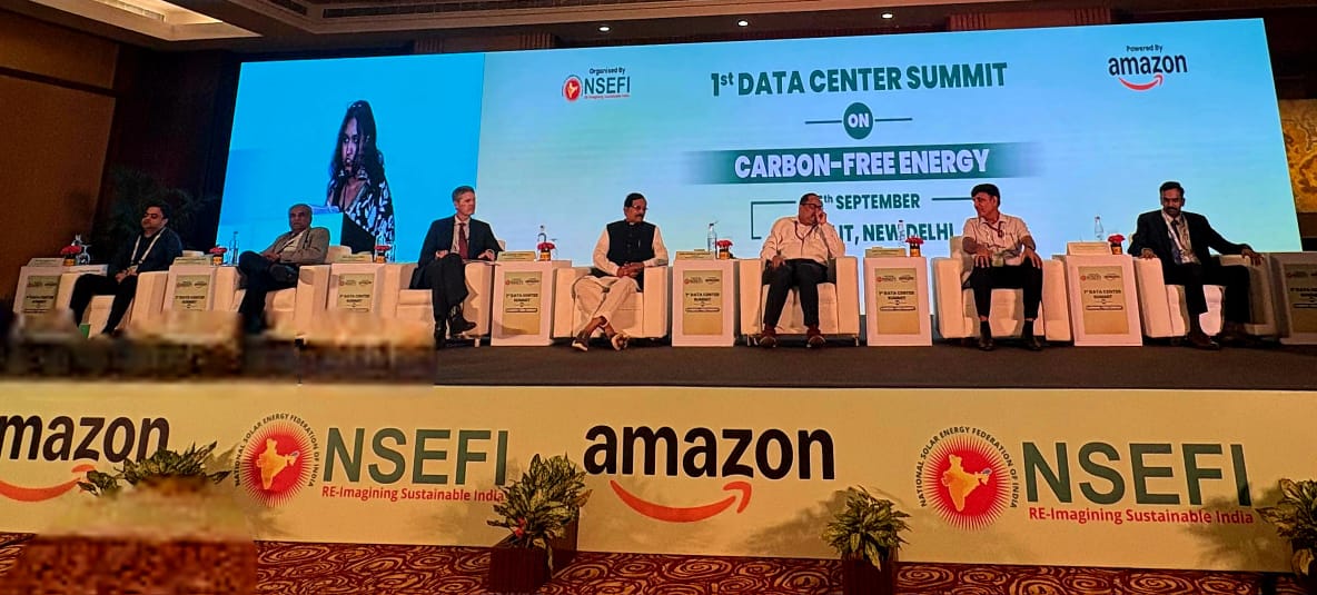 फ्यूचर रेडी डिजिटल इंडिया: एनएसईएफआई–अमेज़न की साझेदारी में कार्बन-फ्री डेटा सेंटर समिट का शुभारंभ