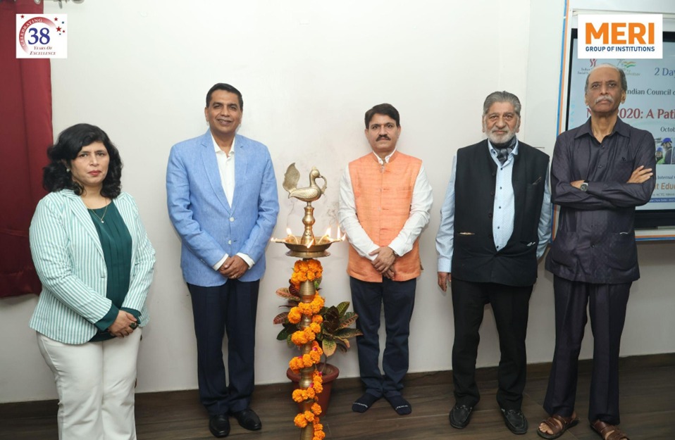 शिक्षा, नवाचार और डिजिटल प्लेटफॉर्म पर एमईआरआई ने दो दिवसीय ICSSR-संगोष्ठी आयोजित की