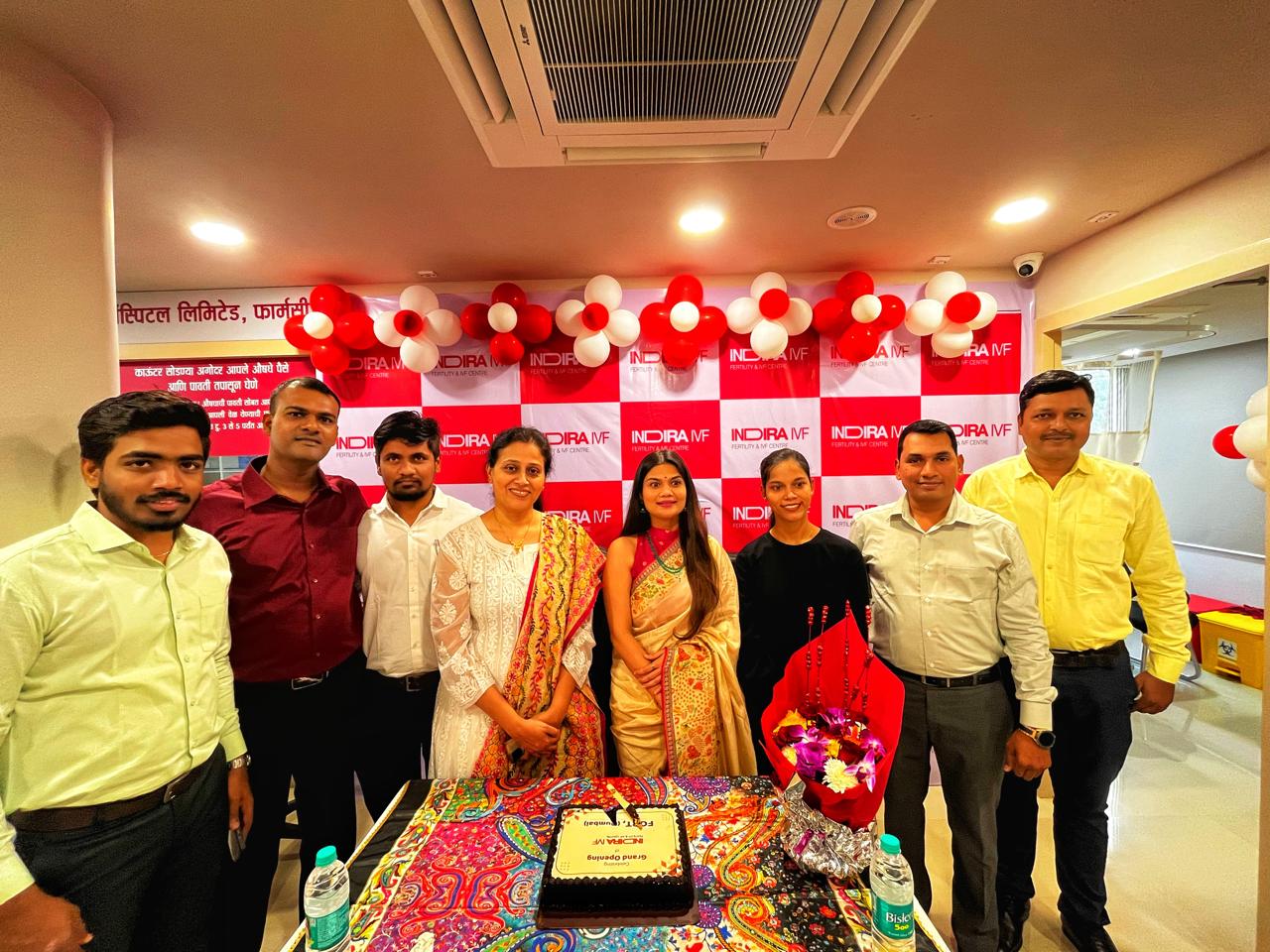 इन्दिरा आईवीएफ के मुम्बई में नए सेंटर का फोर्ट में शुभारंभ